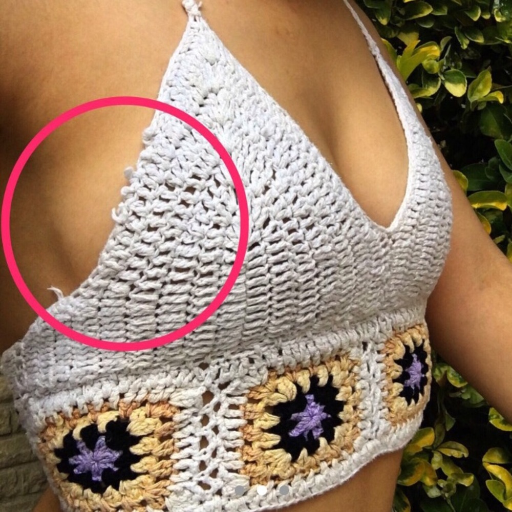Crochet crop top - Picture 2 of 3